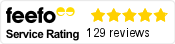 Harrison Brook has a 5 star independent service rating on Feefo